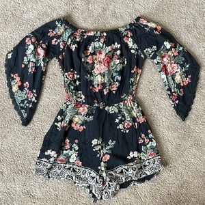 Off the shoulder romper